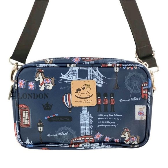 Uma Hana Handbags - Waterproof London Rectangle Crossbody Shoulder Phone Purse